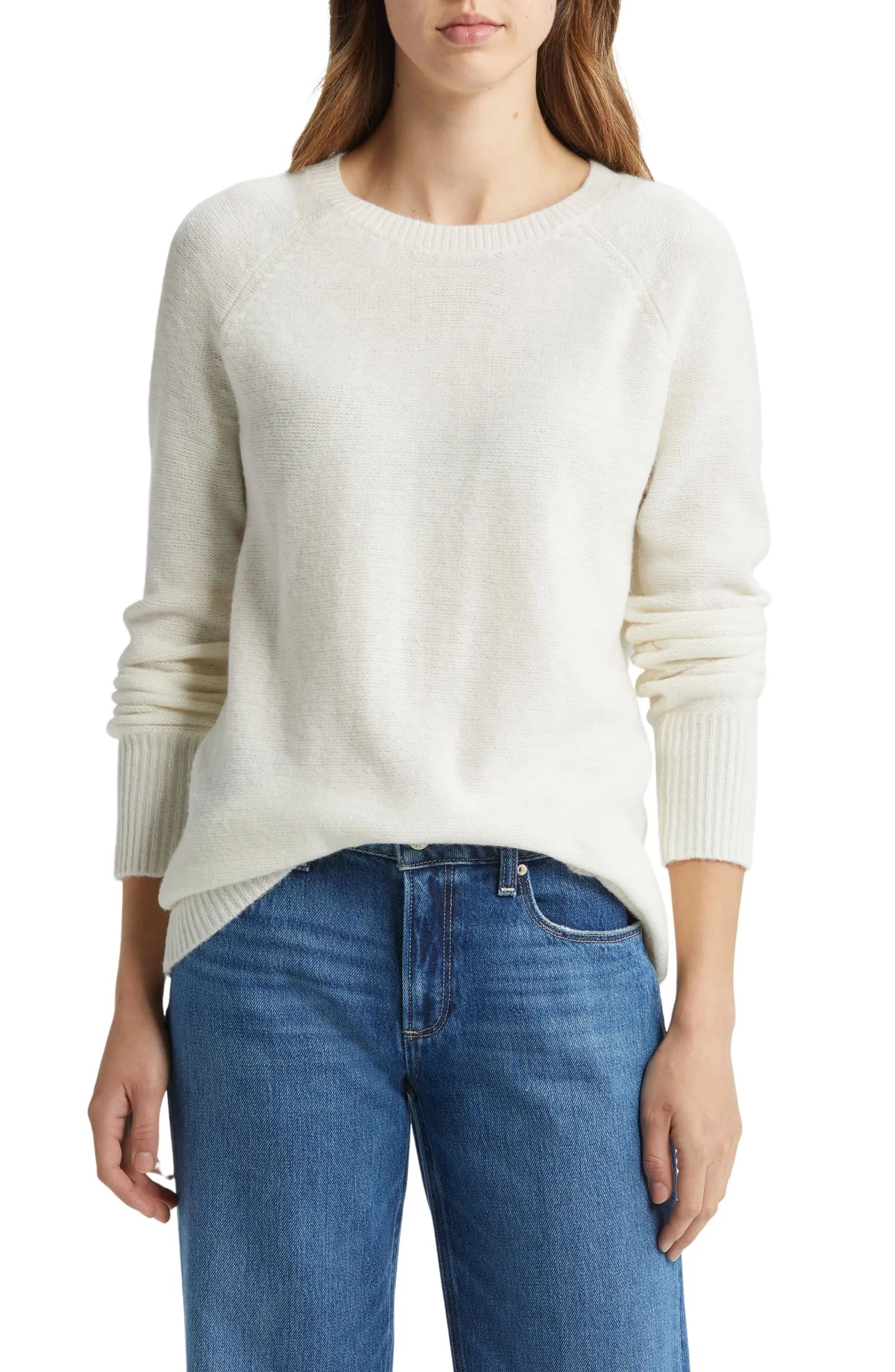 Cozy Raglan Sleeve Sweater | Nordstrom