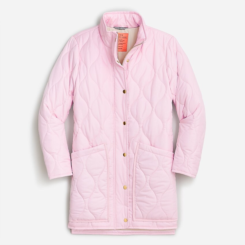 New quilted cocoon puffer coat | J. Crew US