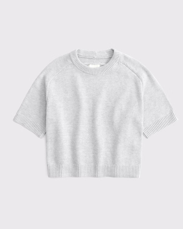 Women's The A&F Madeline Crew Sweater Tee | Women's Tops | Abercrombie.com | Abercrombie & Fitch (US)
