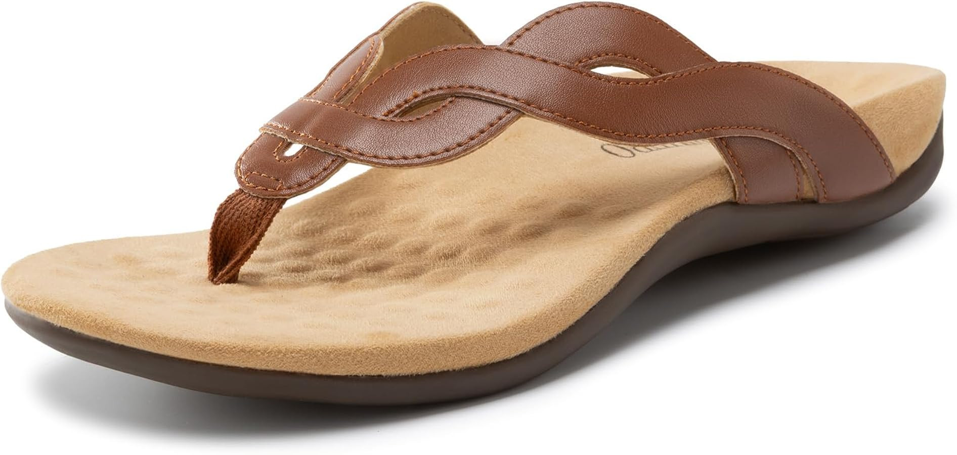 Rihero Women's Orthopedic Arch Support Sandals Orthotic Flip Flops Comfortable Slip On Thong Flat... | Amazon (US)