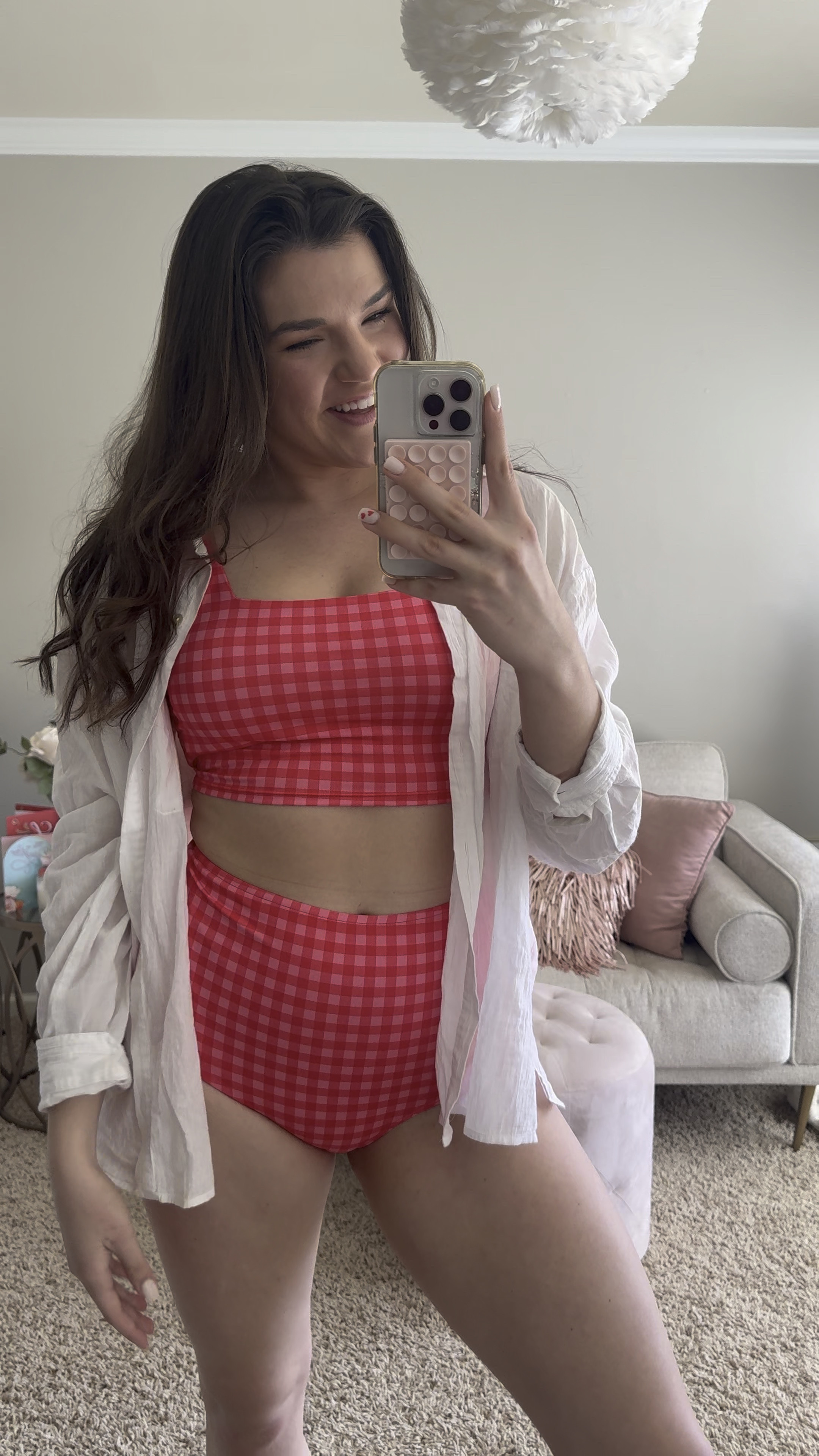 This stunning pink suit just got restocked!🩷
I sized down in the top & went TTS in the bottoms.
Use my code RESORTMADISON10 for 10% off your order!
#LTKSwim #LTKSpringStyle #SwimStyle #VacationOutfits #ResortWear #LTKvideo #pink #ginham

#LTKSwim #LTKActive #LTKTravel