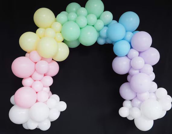Pastel Balloon Garland - Pastel Balloons - First Birthday - Baby Shower Balloons - Matte Balloons... | Etsy (US)