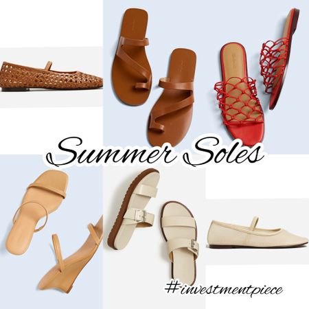 From ballet flats (woven and mesh) to sandals from wedges to strappy- these sandals will get you through summer chicly- all @madewell #investmentpiece 

#LTKfindsunder100 #LTKshoecrush #LTKxMadewell