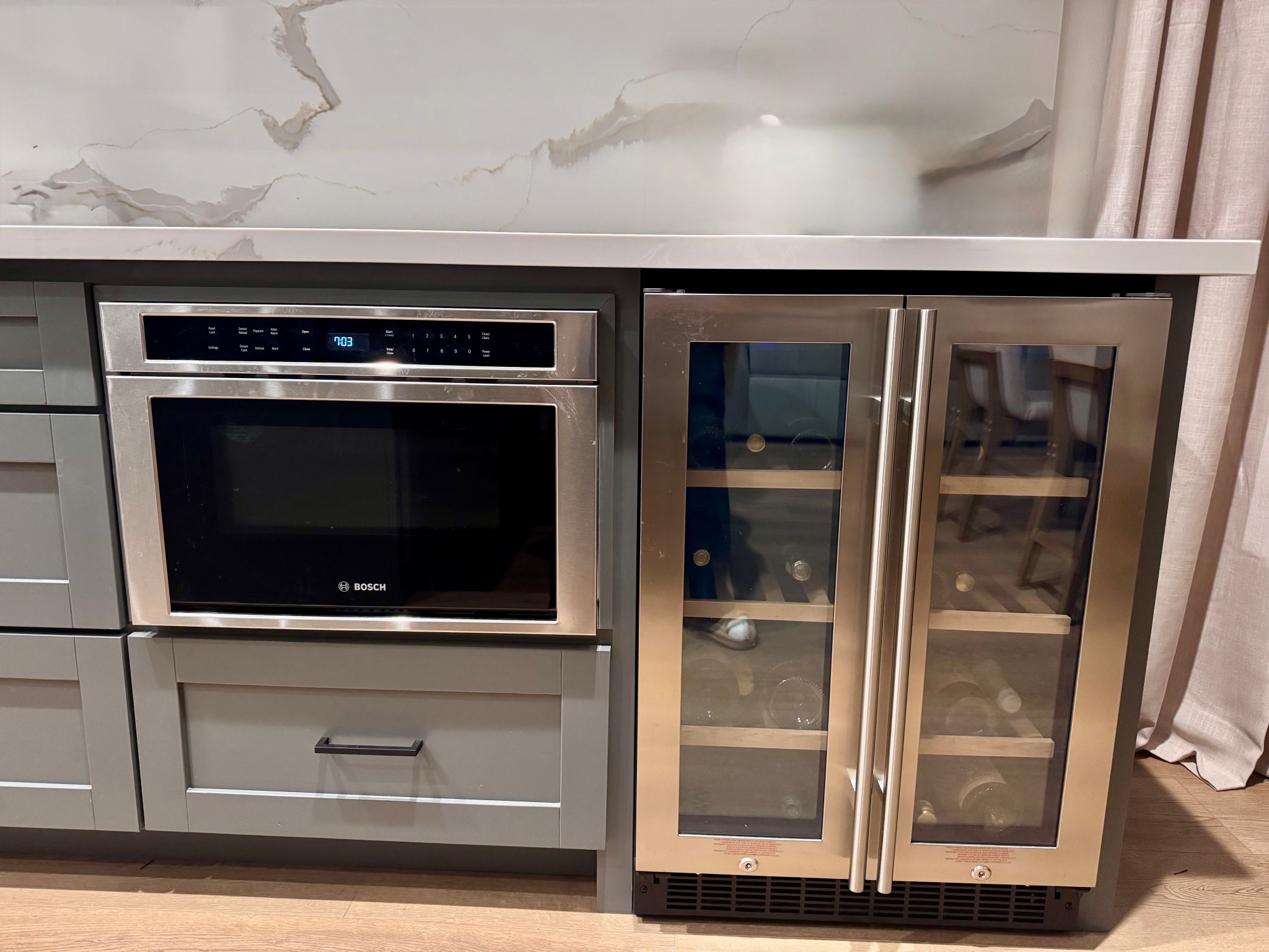 Microwave drawer and wine fridge for the win 🍷 kitchen appliances 

#LTKfoodie #LTKU #LTKHome