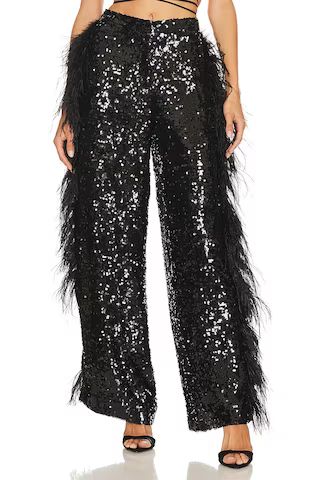 Lapointe Sequin Trouser in Black from Revolve.com | Revolve Clothing (Global)