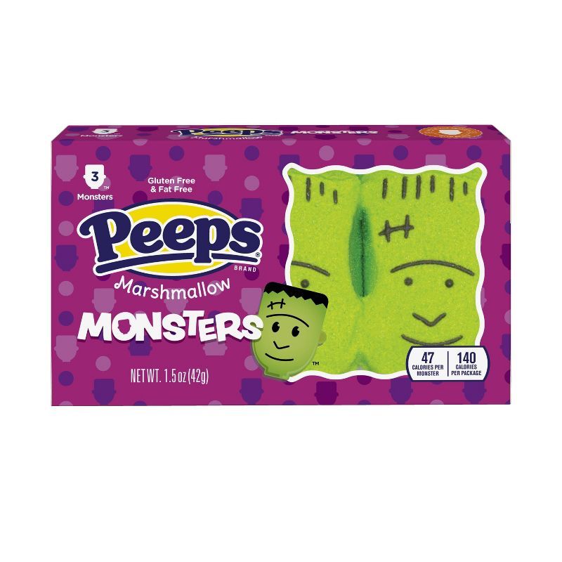 Peeps Halloween Marshmallow Monsters - 1.5oz/3ct | Target