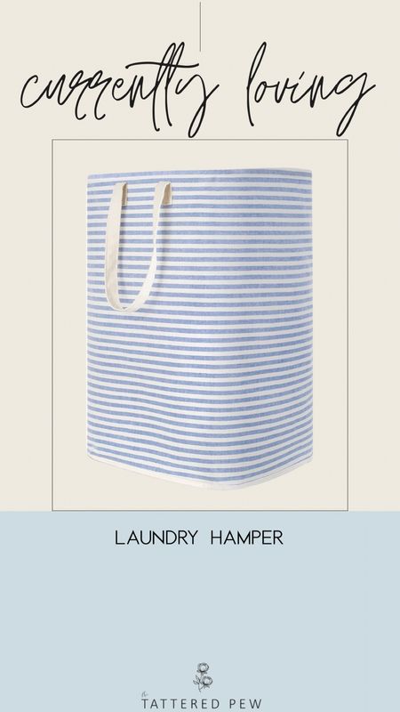 Here’s a fun laundry room find for you this fine Wednesday morning! This white and blue striped hamper can brighten up any room! 

#competition #LTKfind

#LTKhome #LTKunder50 #LTKFind