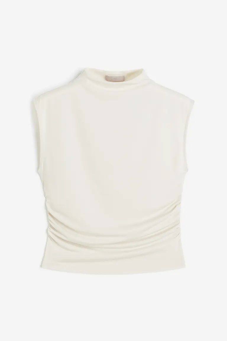 Mock Turtleneck Crop Top | H&M (US + CA)