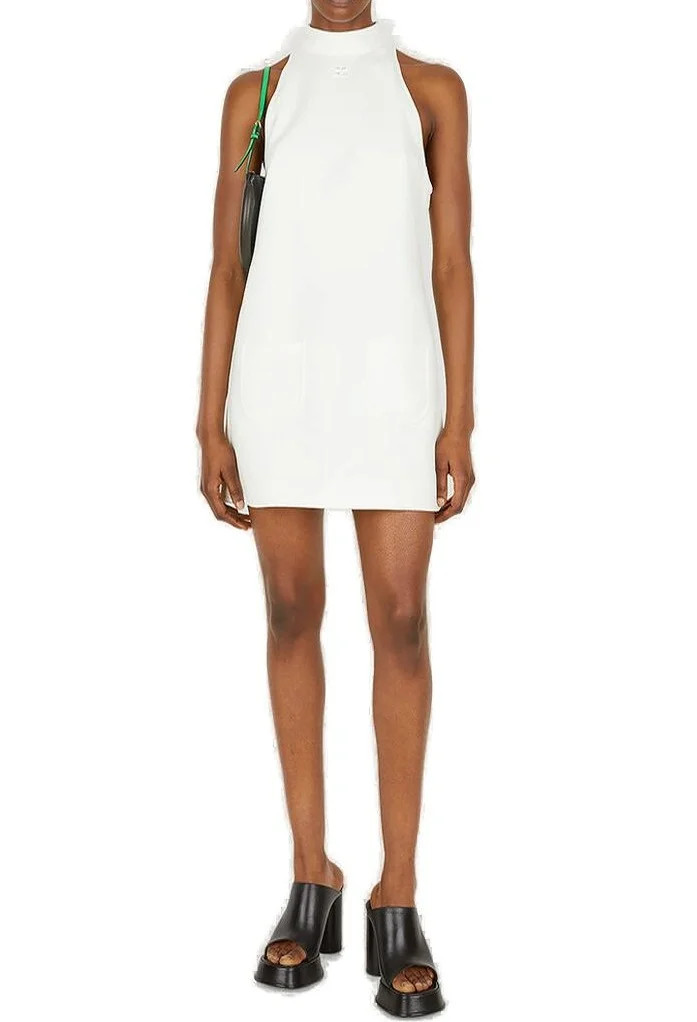 Courrèges Sleeveless A-Line Mini Dress | Cettire Global