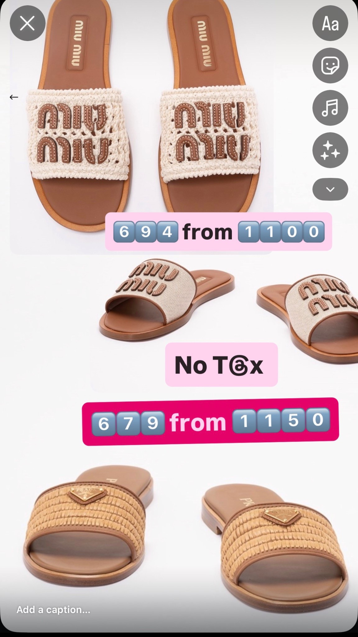 Miu Miu crochet slide and Prada crochet slide sale 
Must log in and create an account to see sale price 

#LTKootd #LTKSaleAlert #LTKSeasonal