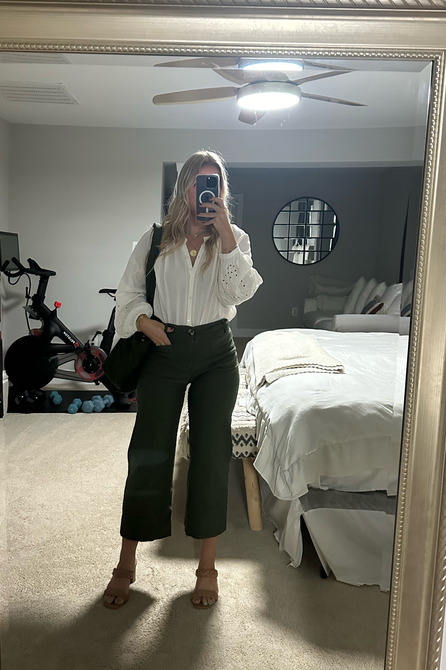 Loving this outfit. 

Shirt tts 
Pants 27p for my 5’2 self  

#LTKFindsUnder50 #LTKWorkwear #LTKSeasonal
