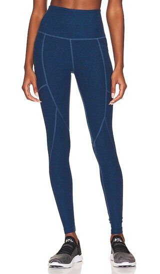 Beyond Yoga Spacedye Equipped Pocket Legging in Blue. - size XS (also in L, M, S, XL) | Revolve Clothing (Global)