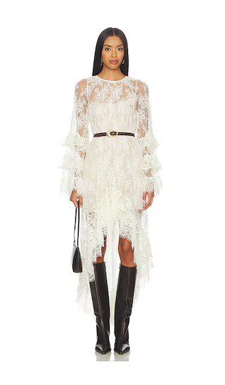 Joelle Maxi Dress in Dainty White Lace | Revolve Clothing (Global)