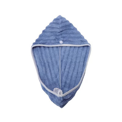 Unique Bargains Women convenient Single Thick Layer Hair Towel for Travel 1 Pc Blue | Target