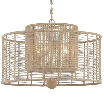 Crystorama Jayna 4-Light Burnished Silver Rustic Chandelier Lowes.com | Lowe's