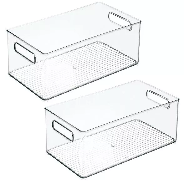 mDesign Deep Plastic Storage … curated on LTK