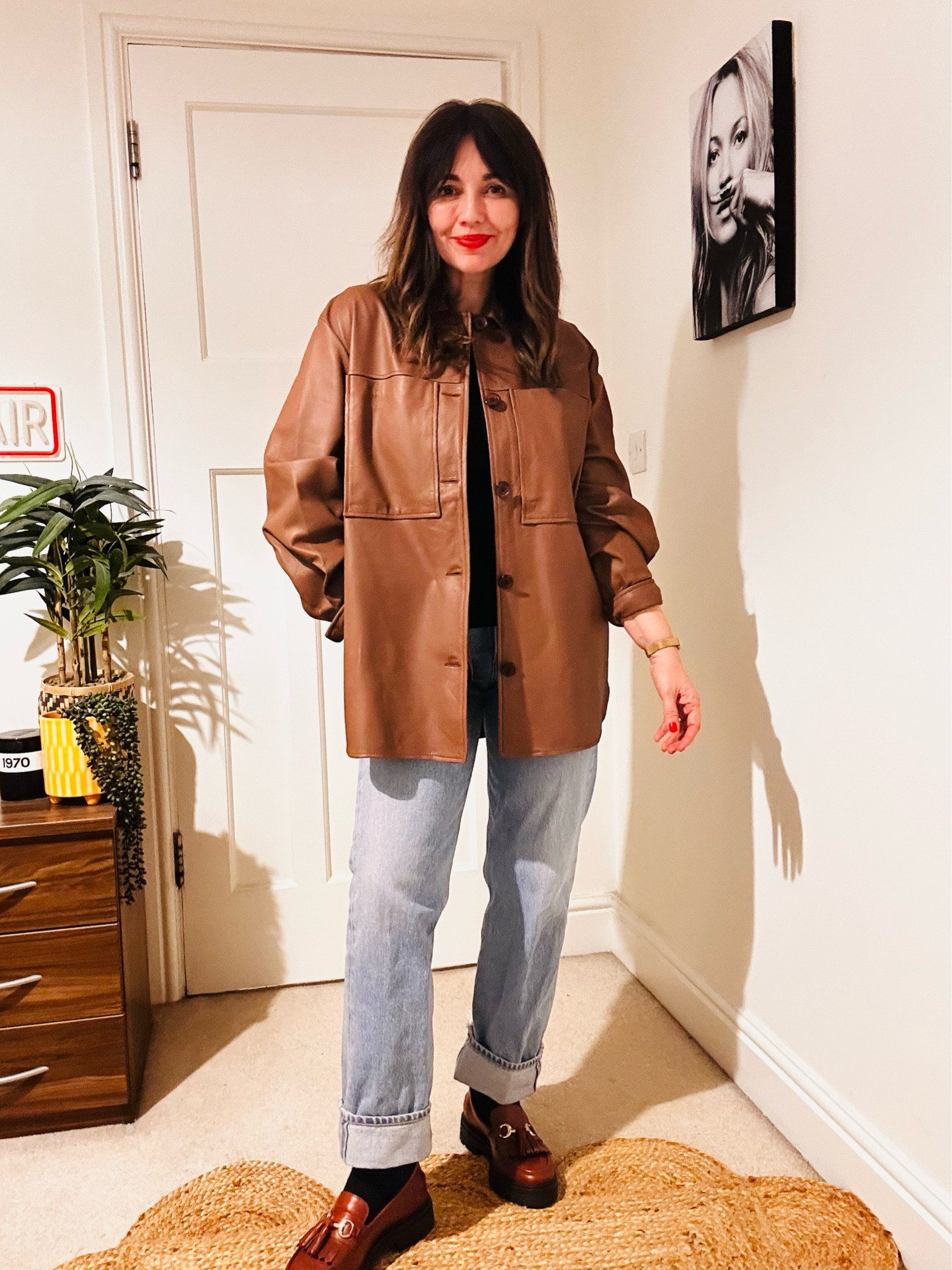 These tan tones are calling me at the moment! I couldn’t believe I found this leather over shirt reduced in price so much! I love it paired with denim and my Sézane loafers ❤️

#LTKeurope #LTKover40 #LTKSpringSale