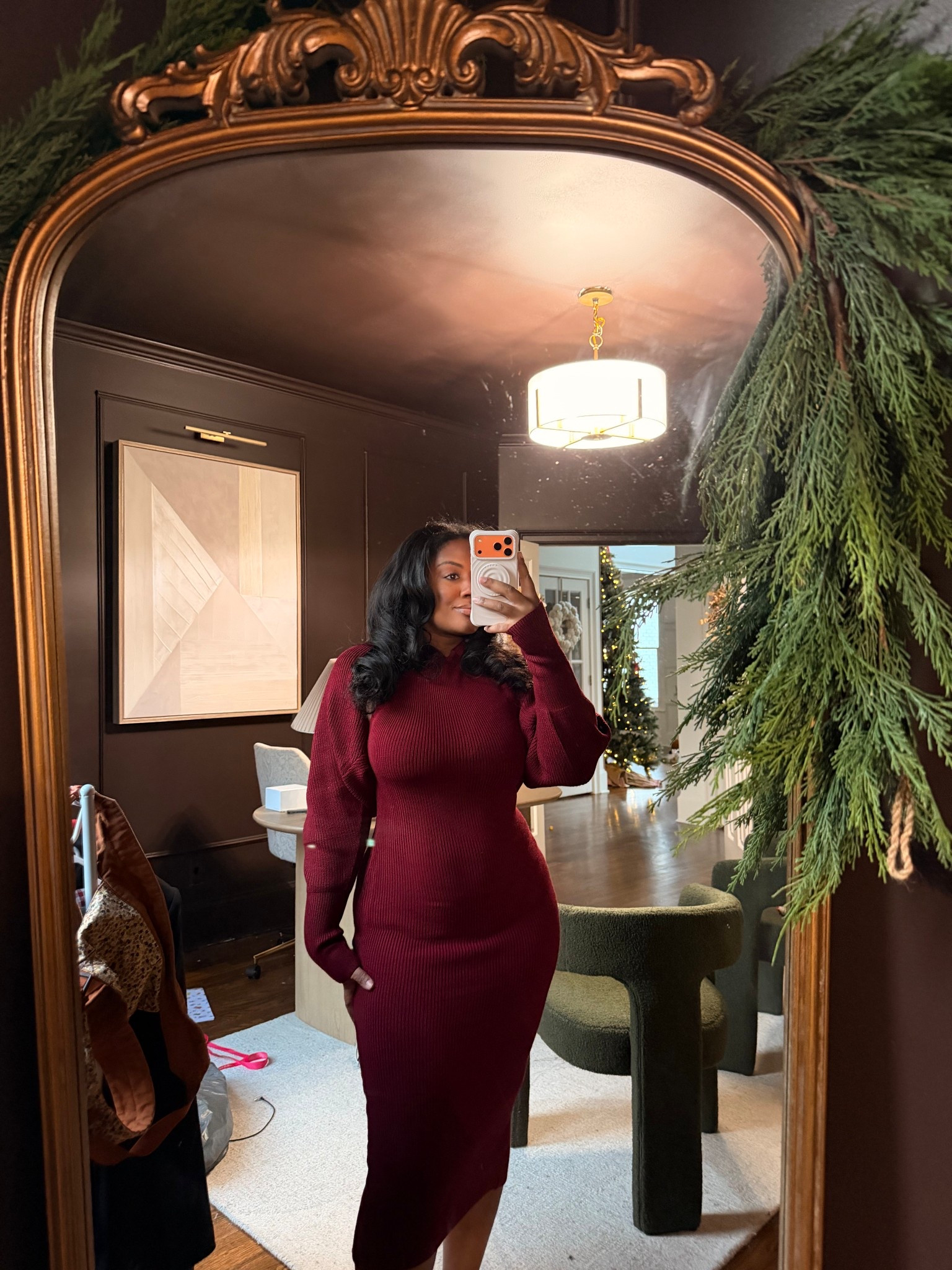 Tis the season for a great holiday outfit. I love being able to wear what I want comfortably so this burgundy dress 🤏🏽🤏🏽.

Holiday party outfit, holiday outfits women’s, Christmas outfit women, holiday party outfit, Christmas party outfit, dresses, winter dresses  

#LTKHoliday #LTKFindsUnder100 #LTKMidsize