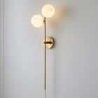 Staggered Glass 2-Light Plug-In Sconce | West Elm | West Elm (US)