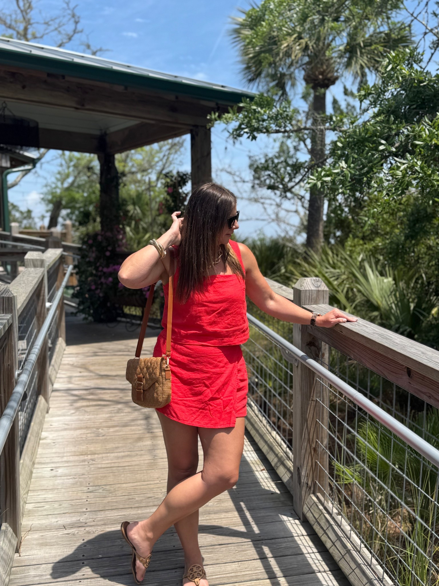 This Old Navy set is perfect for a day date  or a night out. I feel like the accessories is what make it! 

Old navy, linen set, skirt, coral red, square neck, gold accessories, linen, date night outfit, Tory Burch, gold accessories, raffia purse 

#LTKSeasonal #LTKTravel