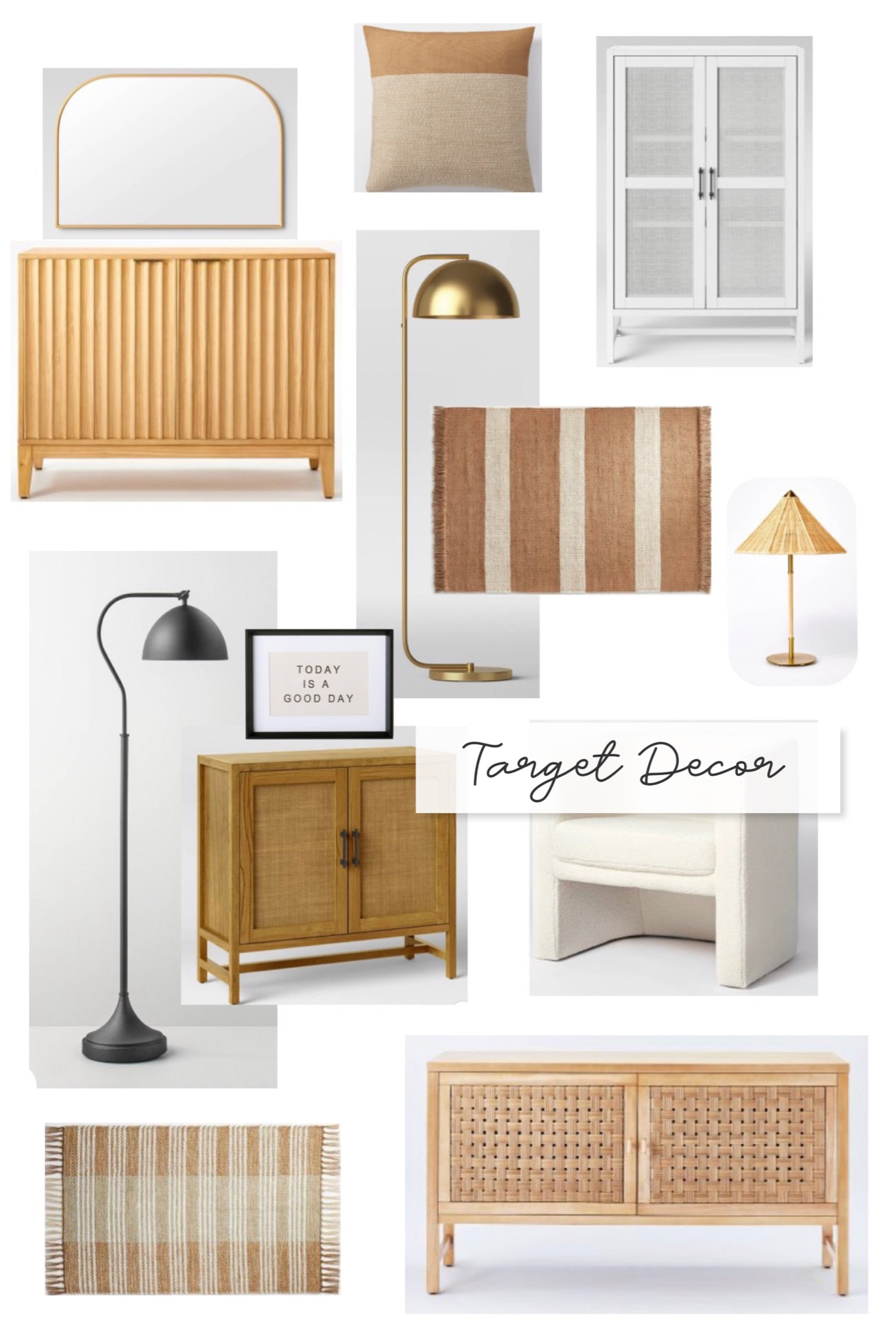 Lamps
Rugs
Studio Mcgee
Lounge chair 
Storage Cabinets
Target 

#LTKhome