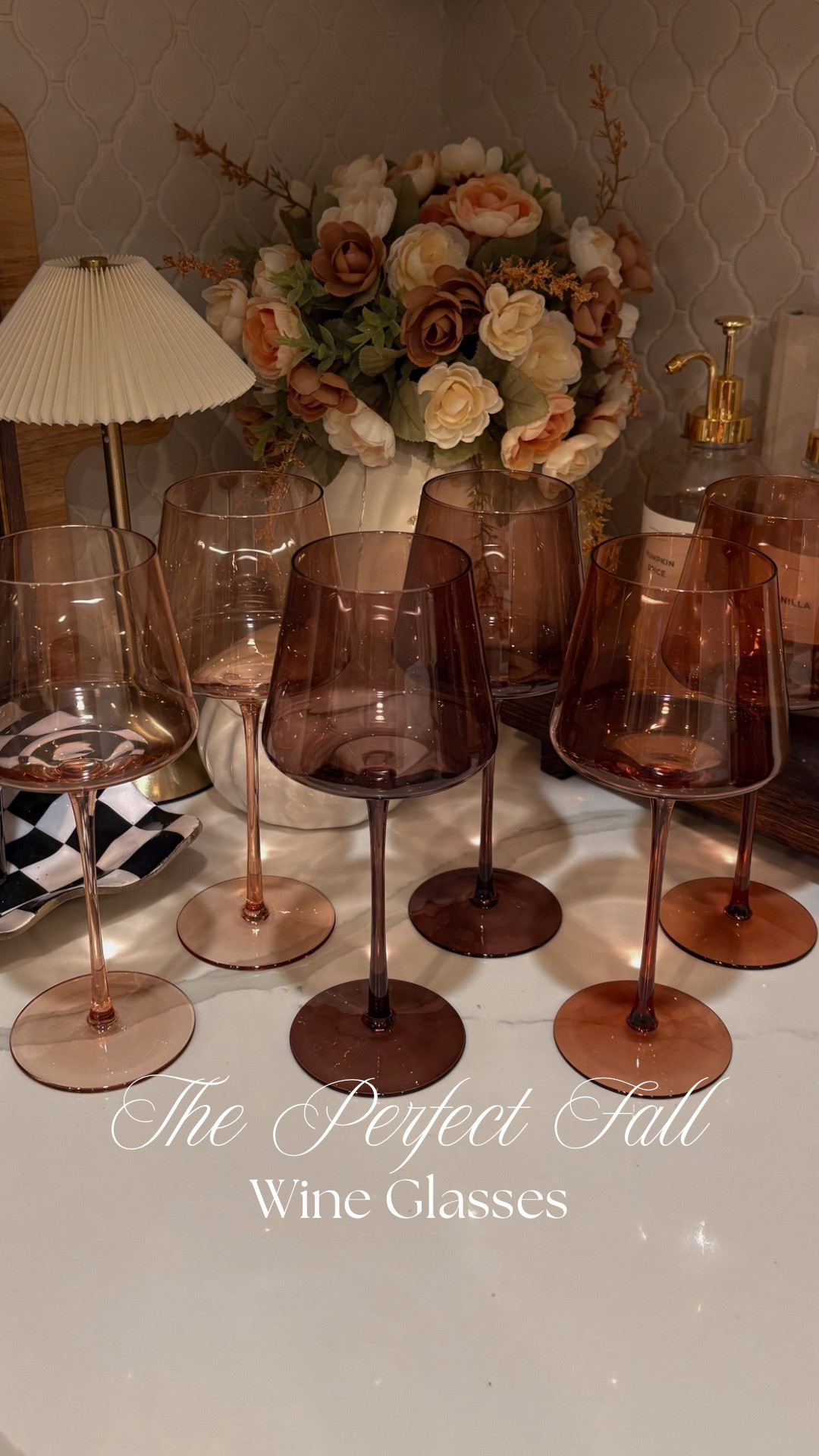 The Perfect Fall Wine Glasses
These are stunning and so affordable! Perfect to enjoy yourself or host with!!
#amazon #amazonhome #amazonkitchen #amazonwineglasses #wineglasses #drinkware #falldrinkware #fallwineglass #fallaesthetic

#LTKSeasonal #LTKHome #LTKOver40