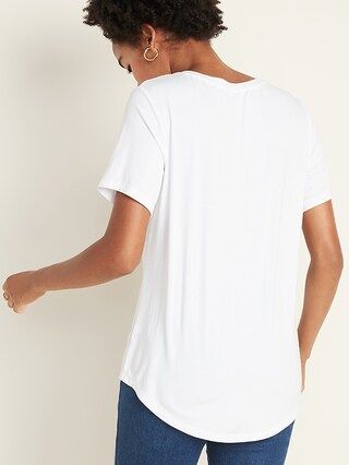 Luxe V-Neck Tee for Women | Old Navy (CA)