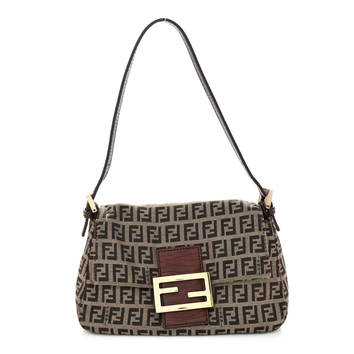 Zucchino Vitello Mini Mama Baguette Mogano Panna Bruciato | FASHIONPHILE (US)