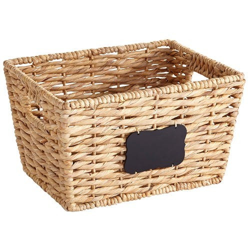 Bryant Medium Wicker Basket with Chalkboard | Pier 1 Imports