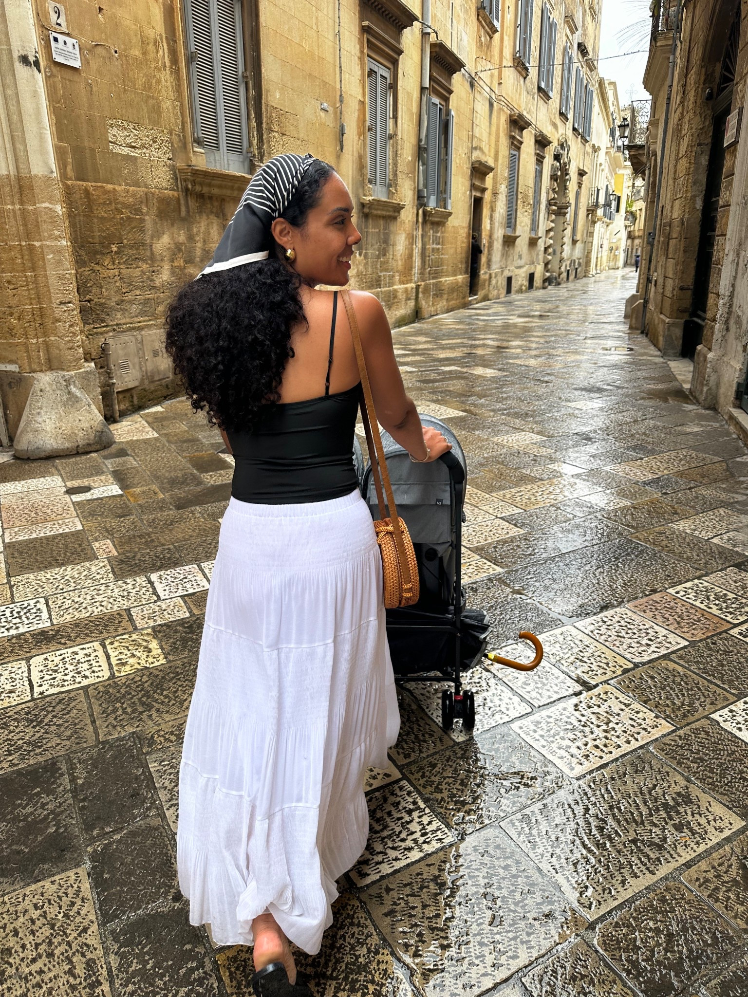 The perfect summer outfit, Maxi, floaty skirt and cute Cami