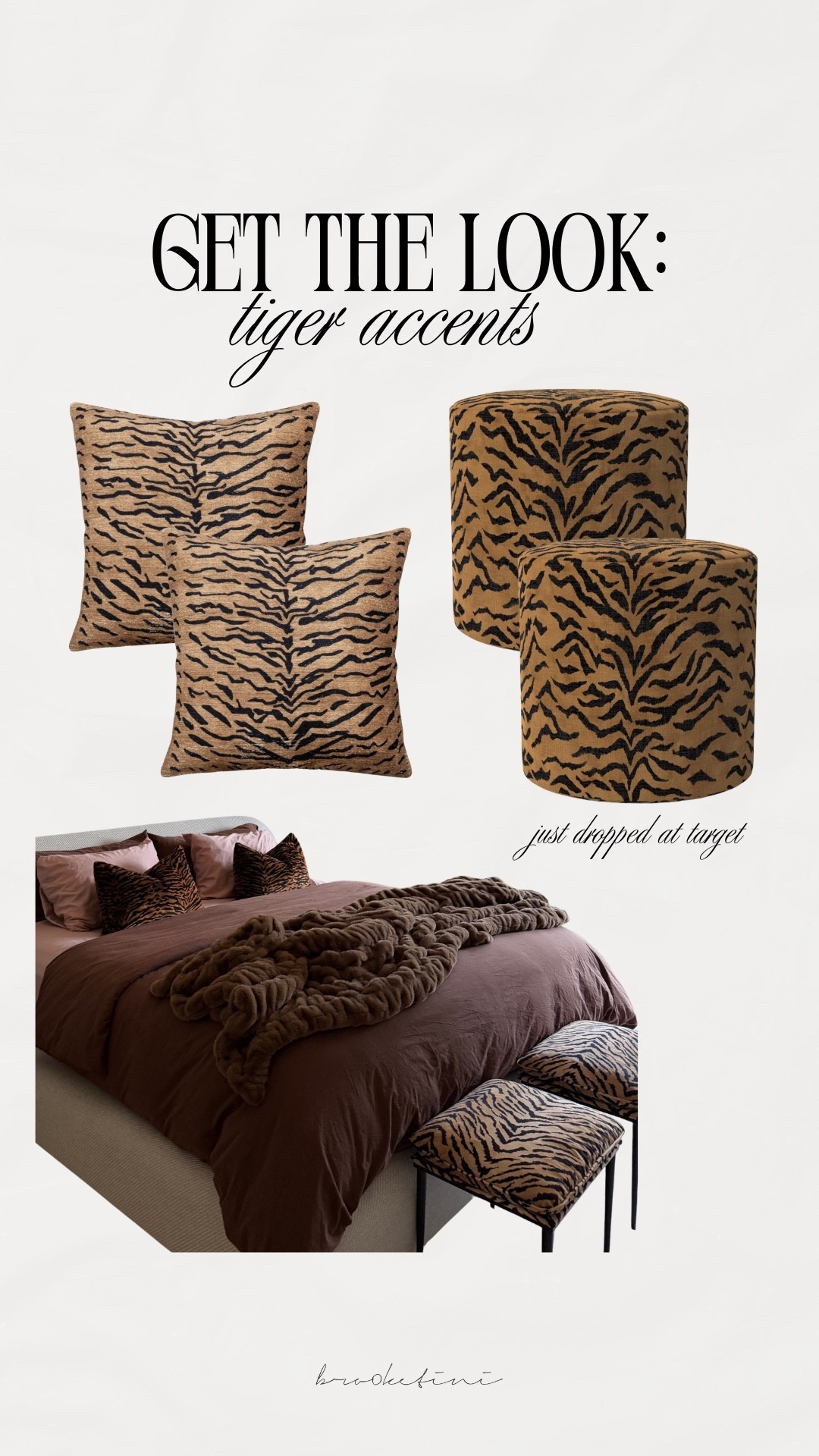 Tiger print pillows + ottomans just launched at Target 🐅

#LTKHome #LTKdayinmylife #LTKgrwm