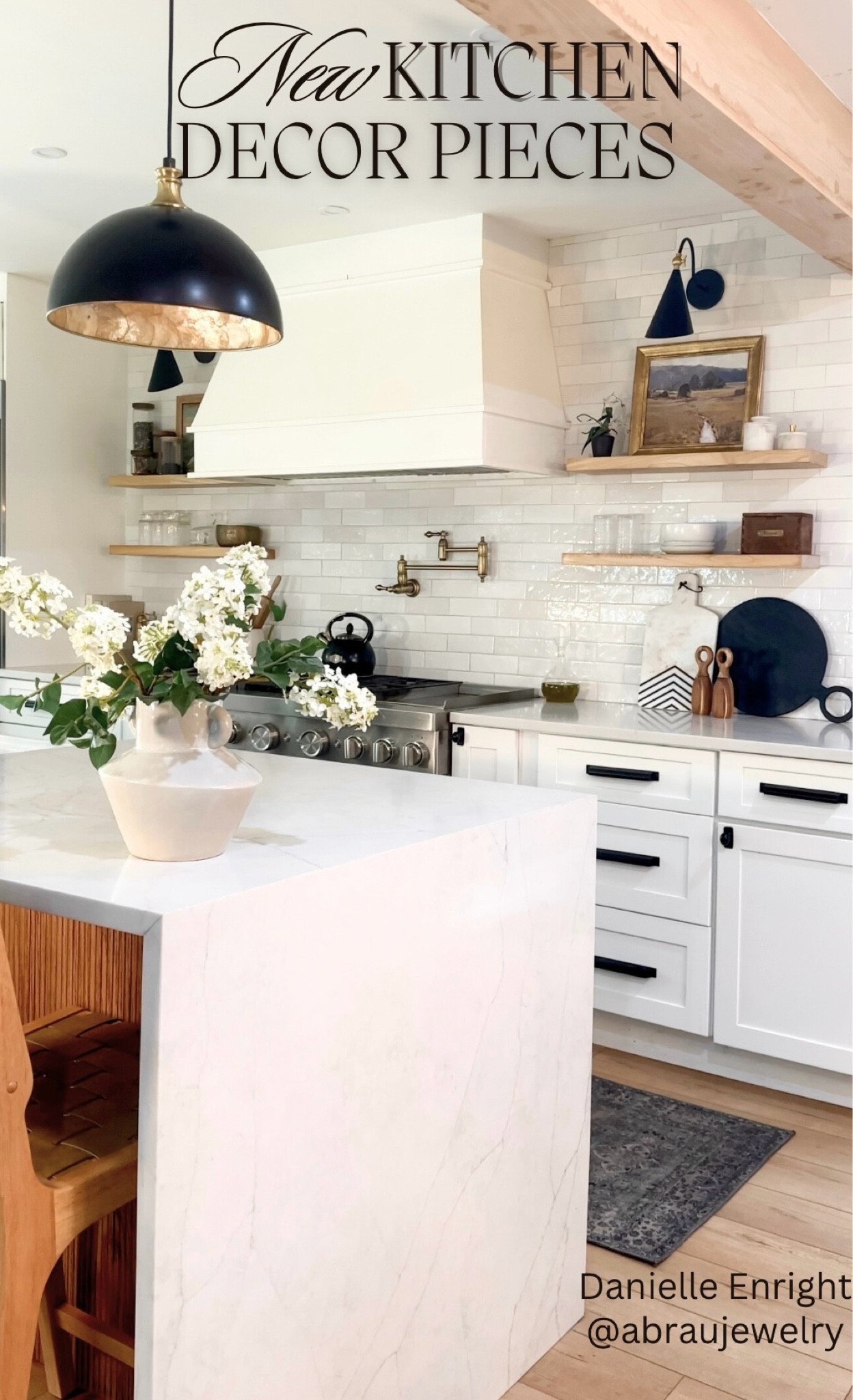 I’ve been looking for a way to bring more black decor over to the right side of my kitchen and I finally found some home decor pieces that fit my modern organic aesthetic! 

🏷️ kitchen decor , pepper + vetiver , neutral home , wood riser , charcuterie boards , waterfall island , marble board 

#LTKHome