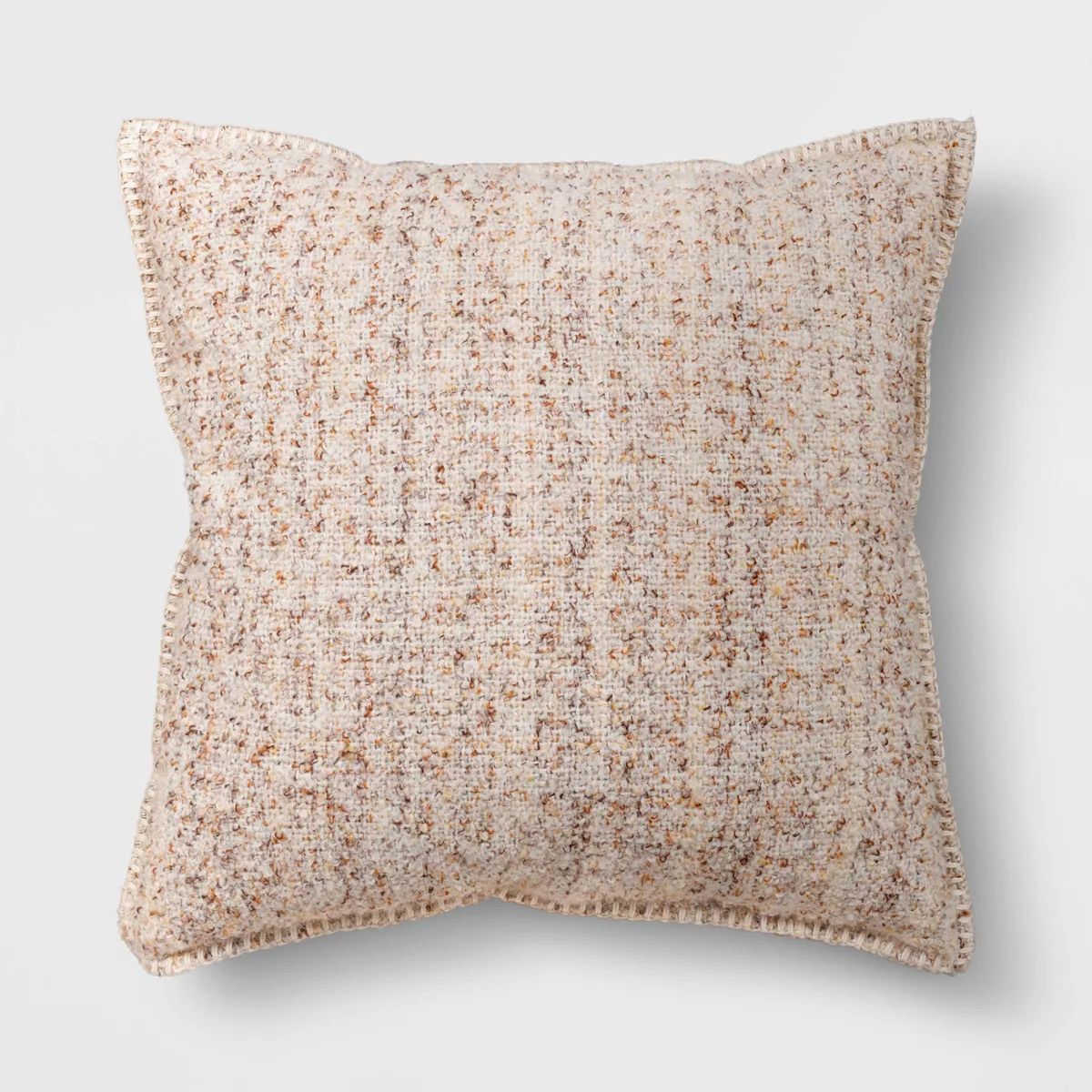 Square Marled Boucle Throw Pillow - Threshold™ | Target