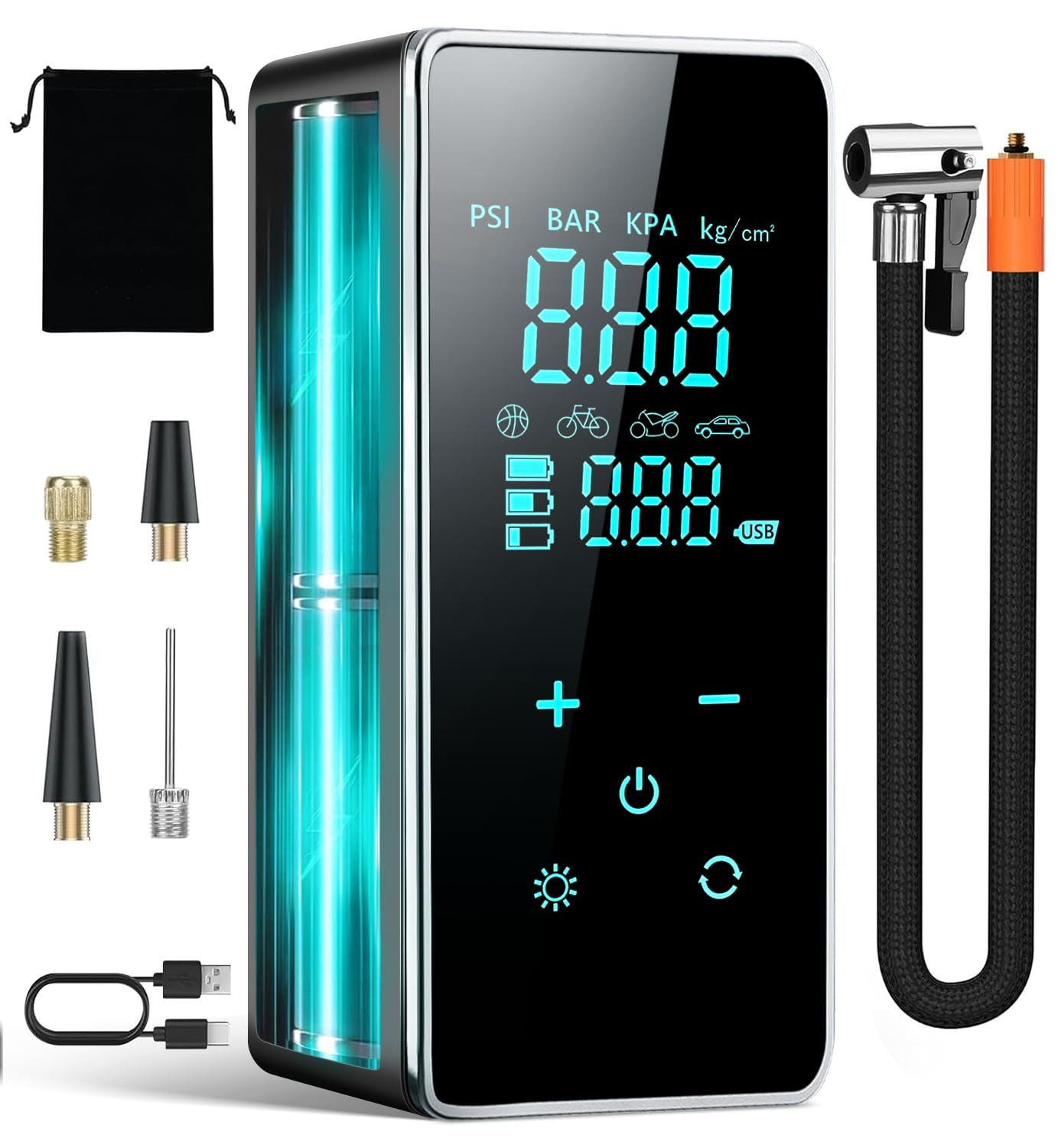 Tire Inflator Portable Air Compressor-18000mAh & 150PSI Portable Tire Inflator-Air Pump Cordless ... | Amazon (US)