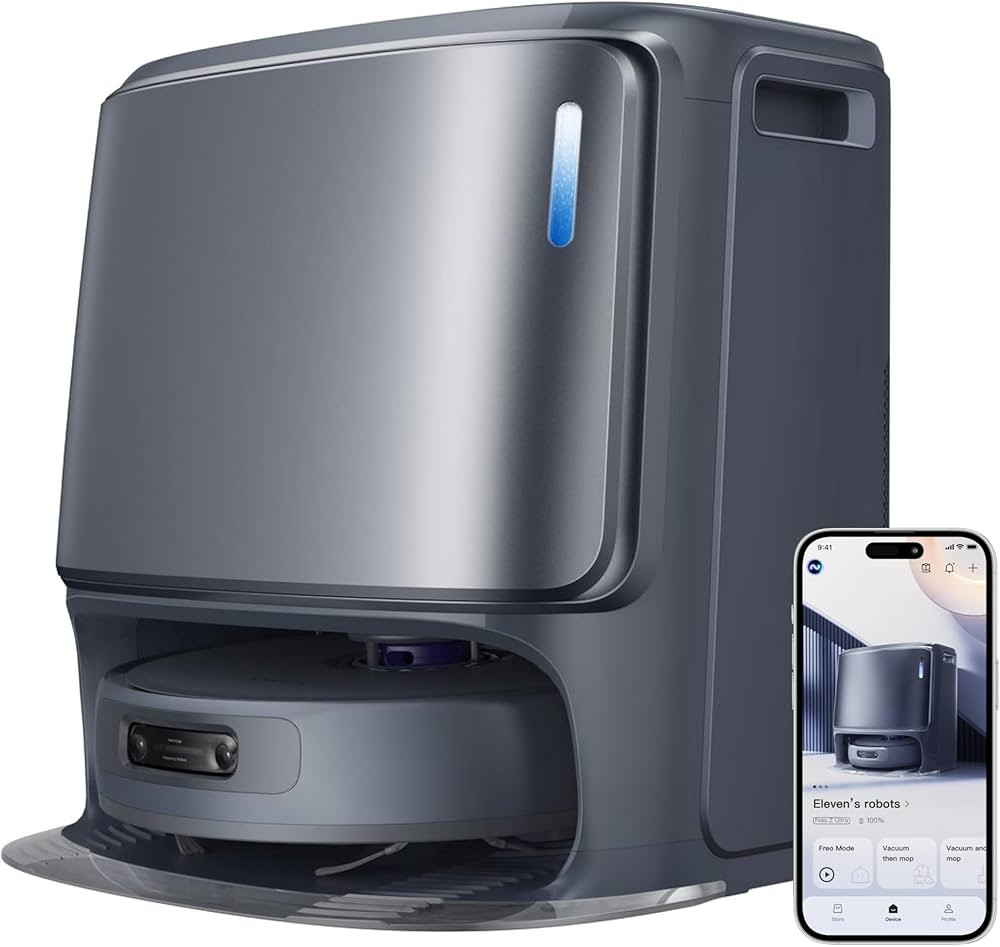 NARWAL Freo Z Ultra Robot Vacuum and Mop Combo, Dual RGB Cameras and Chips, AI Avoidance, 12000Pa... | Amazon (US)