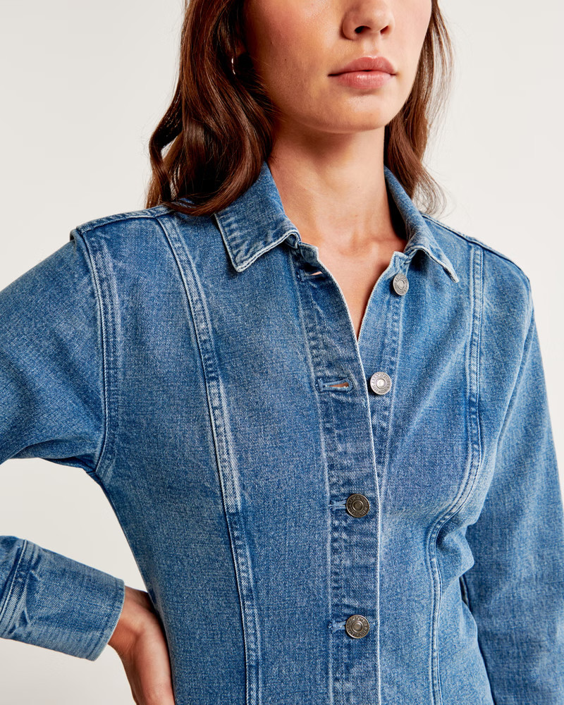 Denim Shirt Dress | Abercrombie & Fitch (US)
