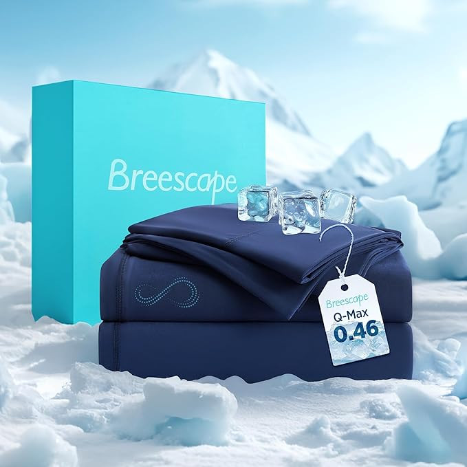 Breescape Cooling Sheet Set Twin XL Size - BlendTek™ Dry & Cool Technology for Hot Sleepers and... | Amazon (US)