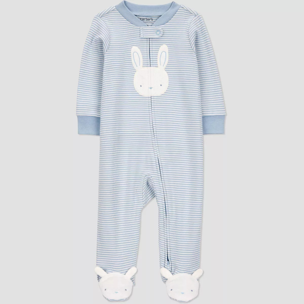 Carter's Just One You® Baby Boys' Easter Endcap Striped Bunny Sleep N' Play - Blue | Target