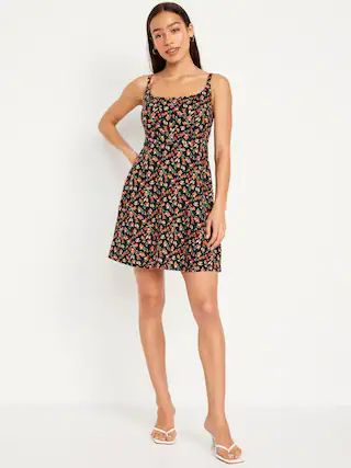 Fit &amp; Flare Cami Mini Dress | Old Navy (US)