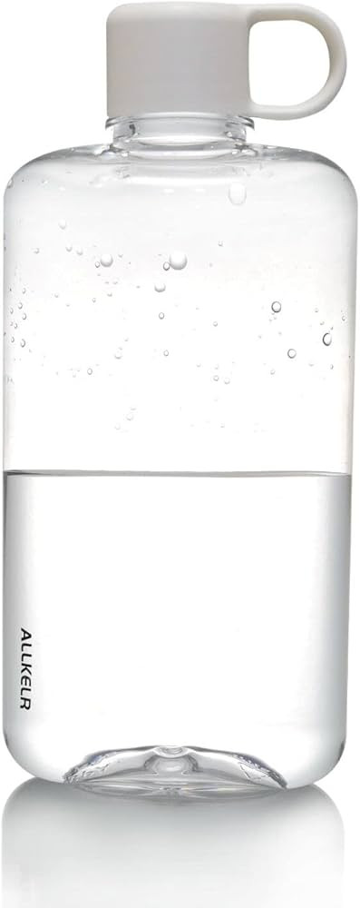 ALLKELR Portable Flat Water Bottle, BPA Free Tritan Plastic Travel Water Bottle for Camping, Fitn... | Amazon (US)