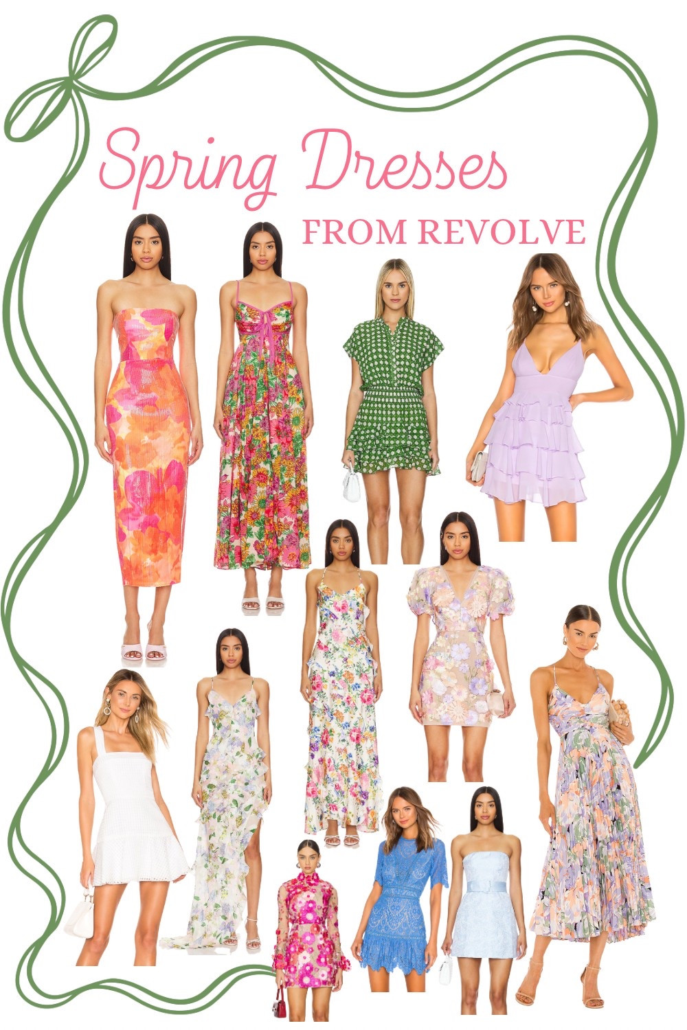 Spring dresses from revolve 💐💐💐

#LTKSeasonal #LTKParties #LTKStyleTip
