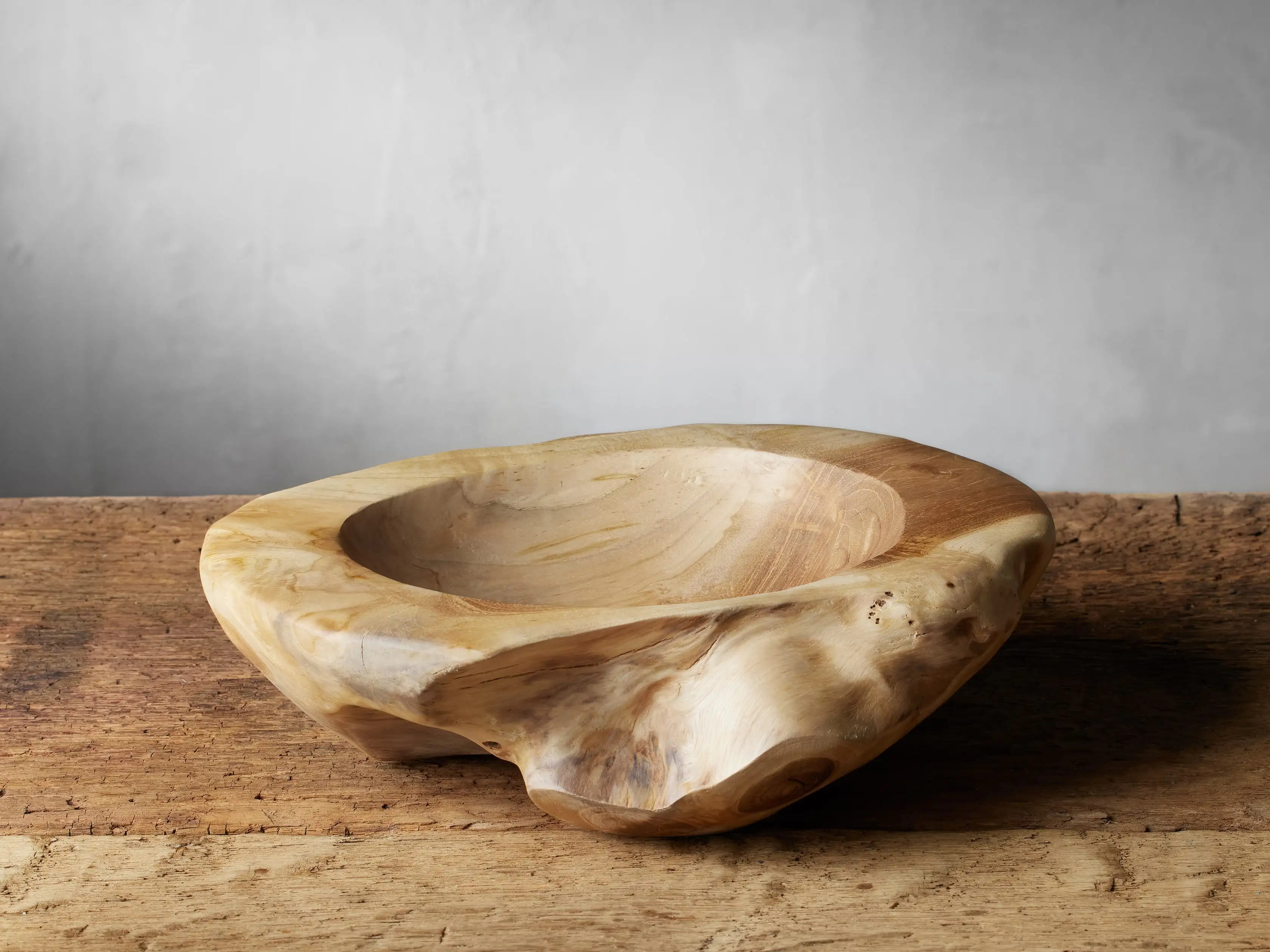 Small Teak Root Bowl | Arhaus