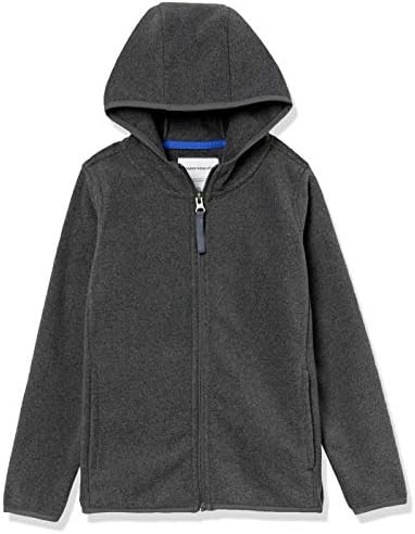 Amazon Essentials Boys and Toddlers' Polar Fleece Full-Zip Hooded Jacket | Amazon (US)