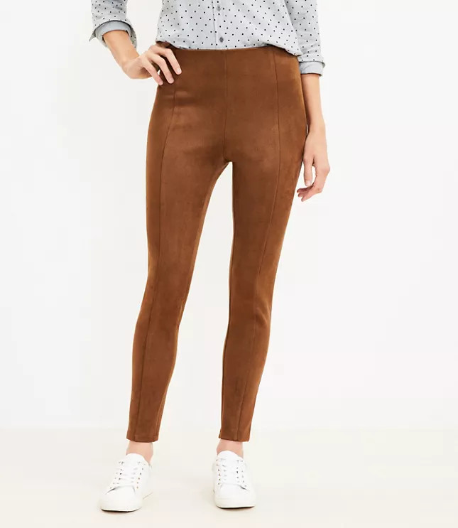 Faux Suede Leggings | LOFT