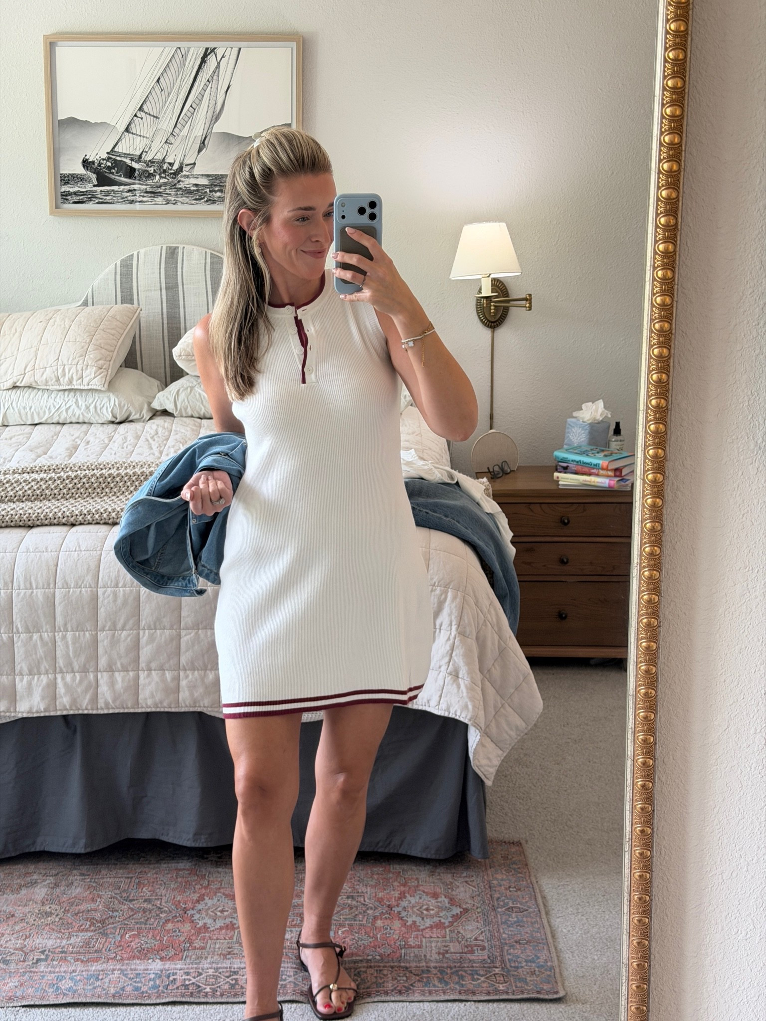 This little sweater dress is such a good Florida fall find. The burgundy trim gives it just enough fall without dressing for weather we definitely don’t have yet.

sweater dress, fall dress, Florida fall outfit, transitional fall style, burgundy, classic style, fall outfit inspiration

#LTKgrwm #LTKootd