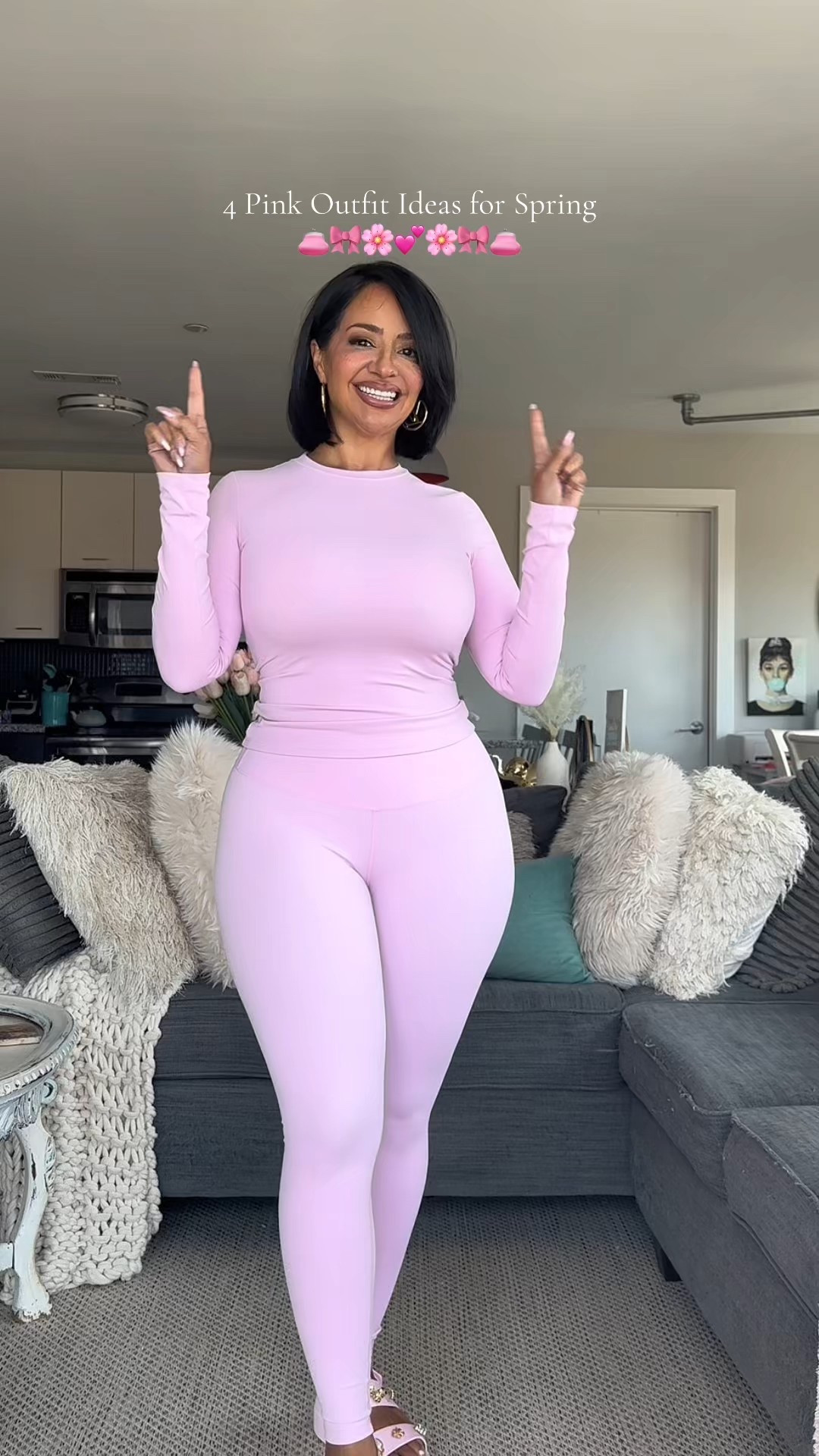 4 Pink Outfit Ideas for Spring 🎀🌸👛💕

Sizing ⬇️

5’3 • 155 lbs
Size 8 / Medium
Bust: 34DDD
Waist: 28”
Hips: 43”

over 40, millennial, petite, petite curvy, curvy, size 8, midsize, active outfit, travel outfit, airport outfit, church outfit, gala outfit, formal dress, lunch outfit, jeans outfit, spring coat, spring fashion 

#LTKOver40 #LTKStyleTip #LTKPetite