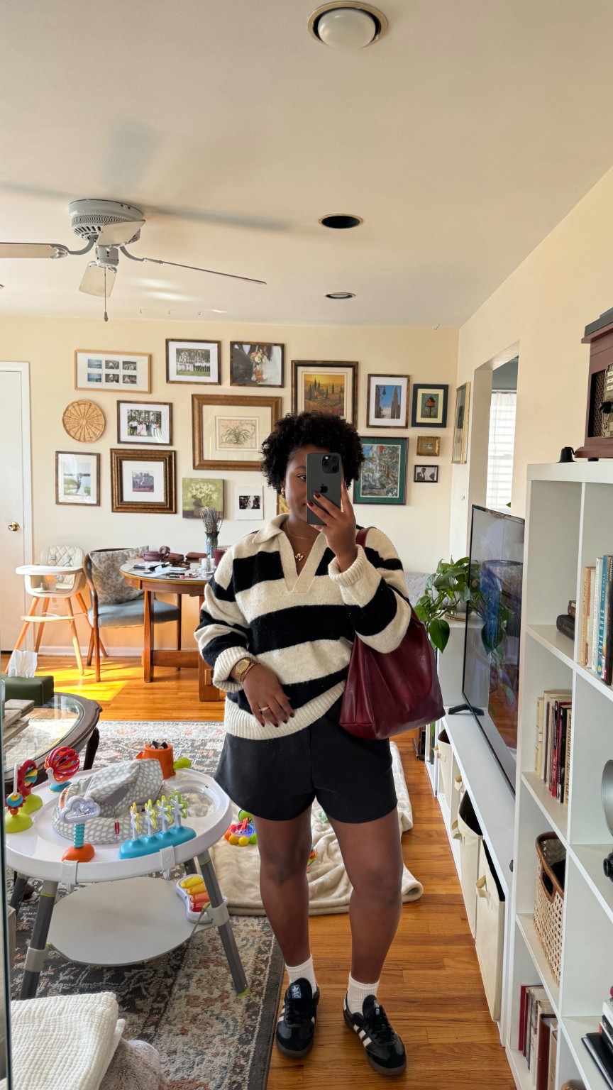 loving stripes lately 🖤🤍

#LTKStyleTip