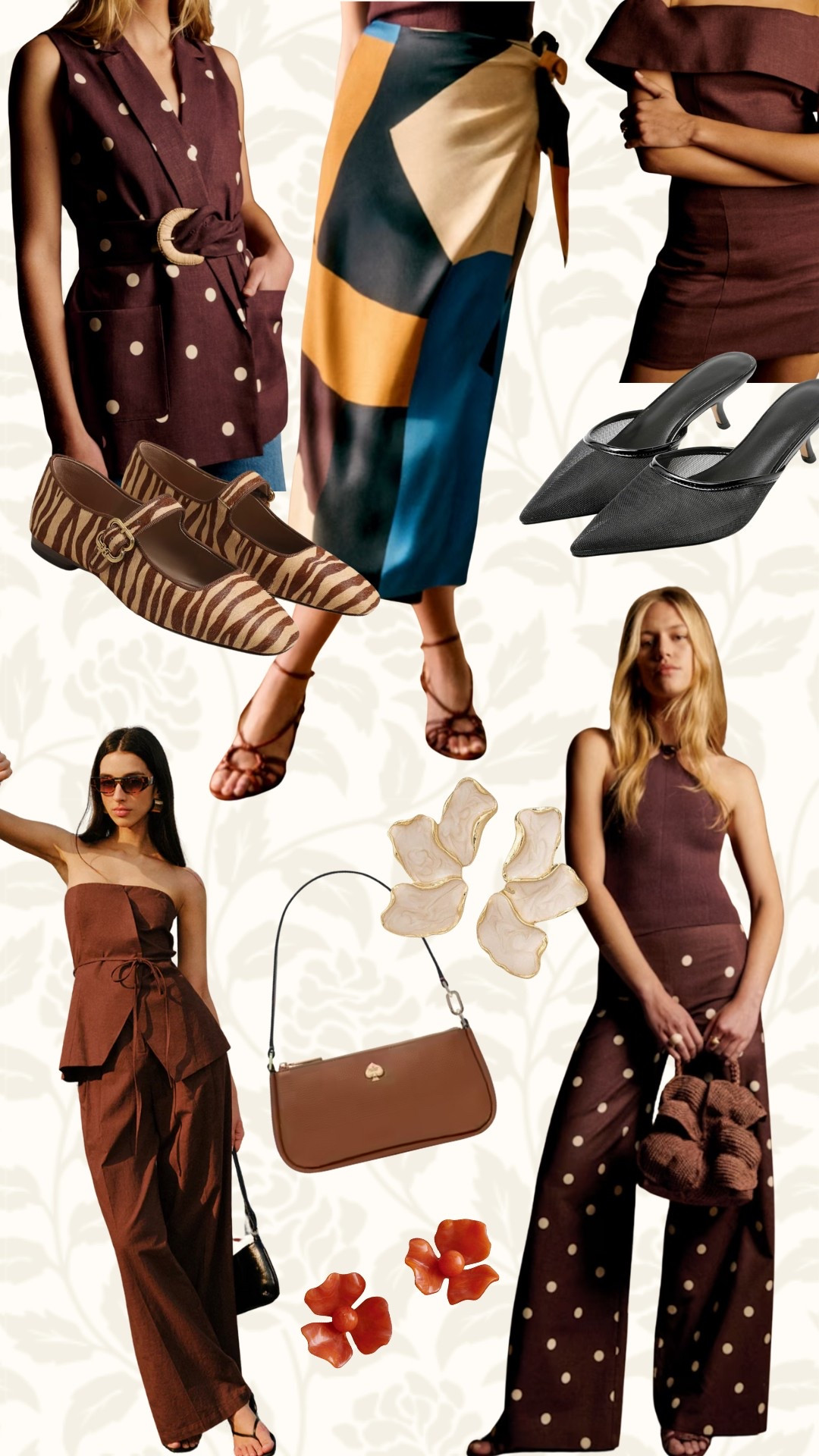 Loving this browns and taupe color palette — perfect for a date night outfit or a night out with girlfriends! Catch us wearing these items to our pasta party! 🤎

#LTKStyleTip #LTKShoeCrush #LTKFindsUnder100