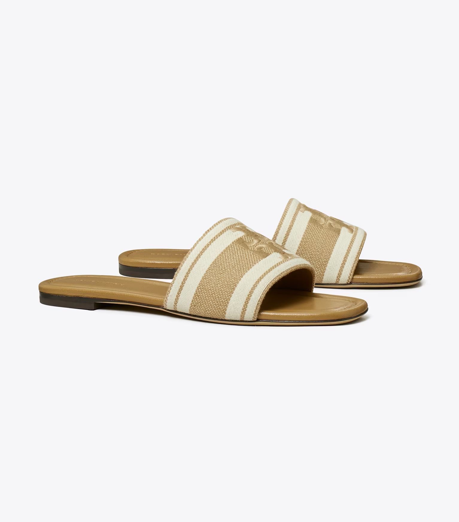 Double T Jacquard Slide: Women's Designer Sandals | Tory Burch | Tory Burch (US)
