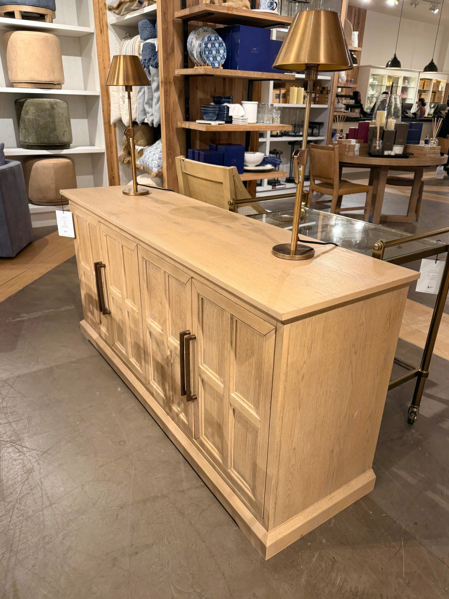 Elevated storage done right! 🤩 The Vintners Buffet from Pottery Barn is one of those pieces that instantly makes a room feel more polished. The warm Savanna finish, sculpted door detailing, and antique brass knobs give it that high-end, furniture-gallery look—while the interior storage keeps it incredibly practical. With adjustable shelves, cord management, and sturdy kiln-dried construction, it’s just as functional as it is beautiful! ✨ A timeless, neutral buffet that works effortlessly in dining rooms, living spaces, or entryways. I’ve linked this one plus other similar sideboards and credenzas to explore! 💫
#PotteryBarn #Sideboard #Credenzas

#LTKHome #LTKSaleAlert